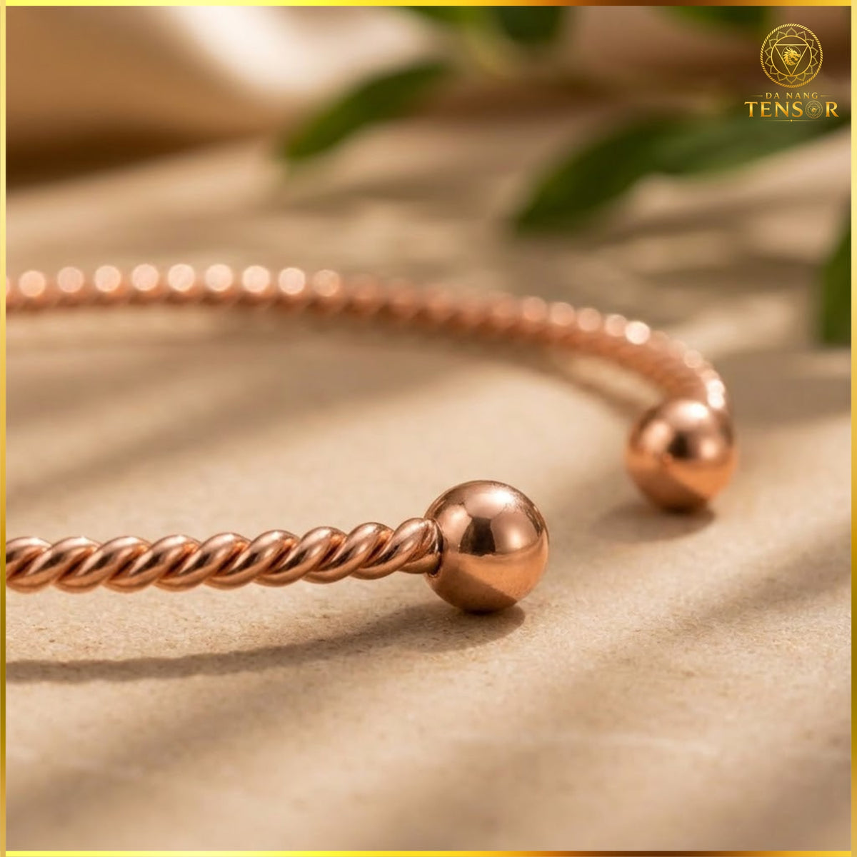 Pure Copper Tensor Necklace, 432Hz Healing Frequency Choker, Boho Spiritual Jewelry, Meditation Tool